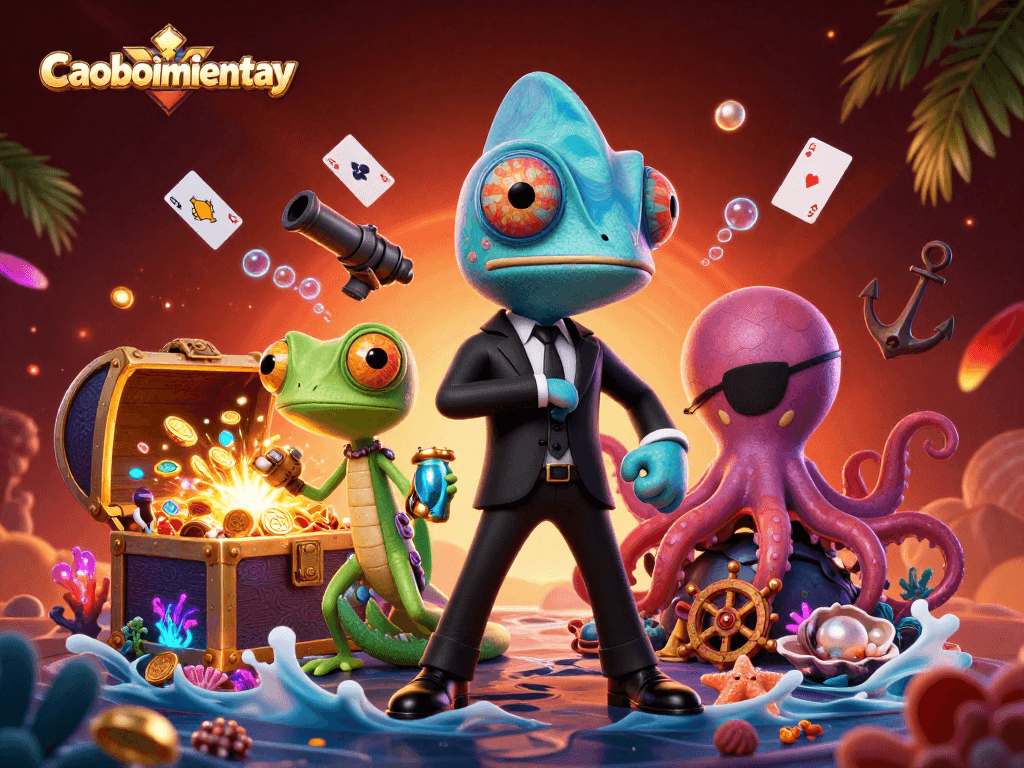 Experience lucrative adventures in caoboimientay while exploring underwater treasures and colorful gems.