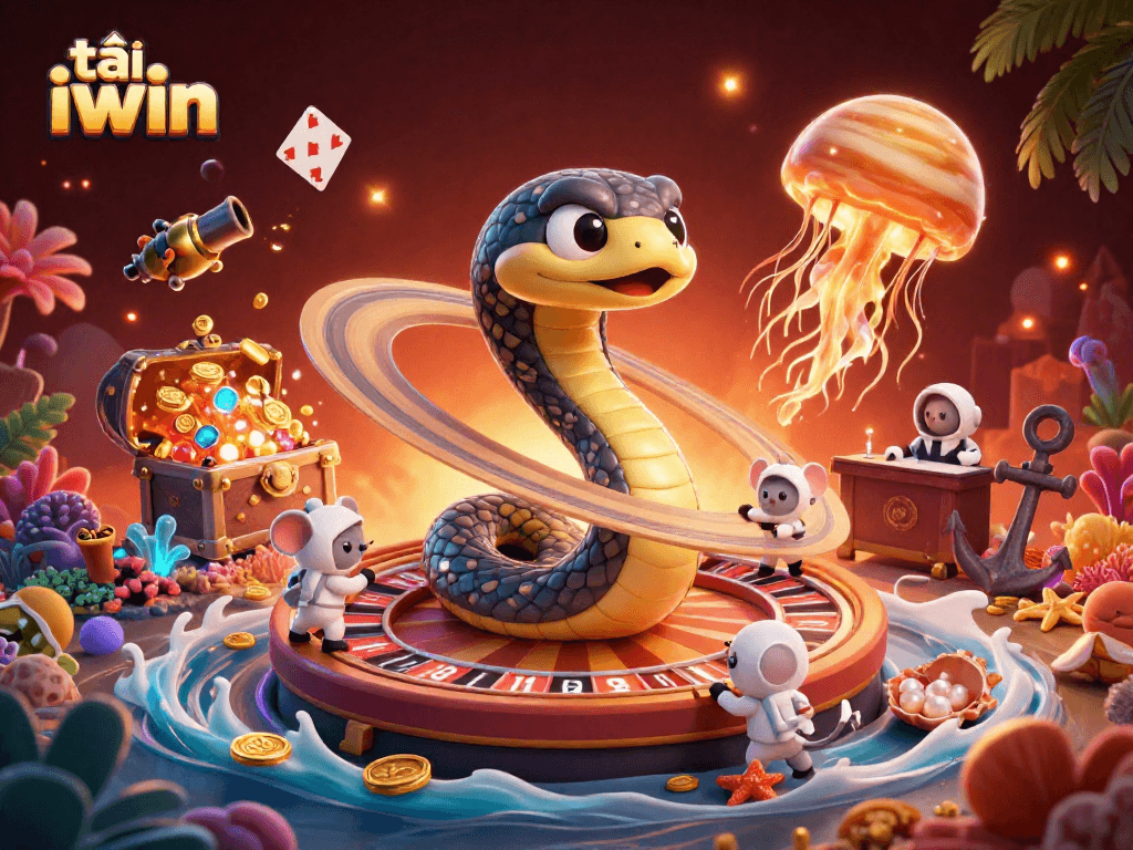 Place your bets strategically with tải iwin’s dynamic casino scene featuring vibrant characters and elements.
