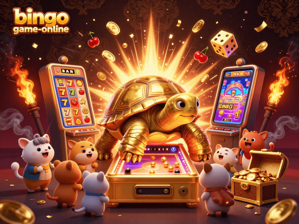 Play jackpot bingo online at bingo-game-online with a vibrant scene full of excitement and winnings.
