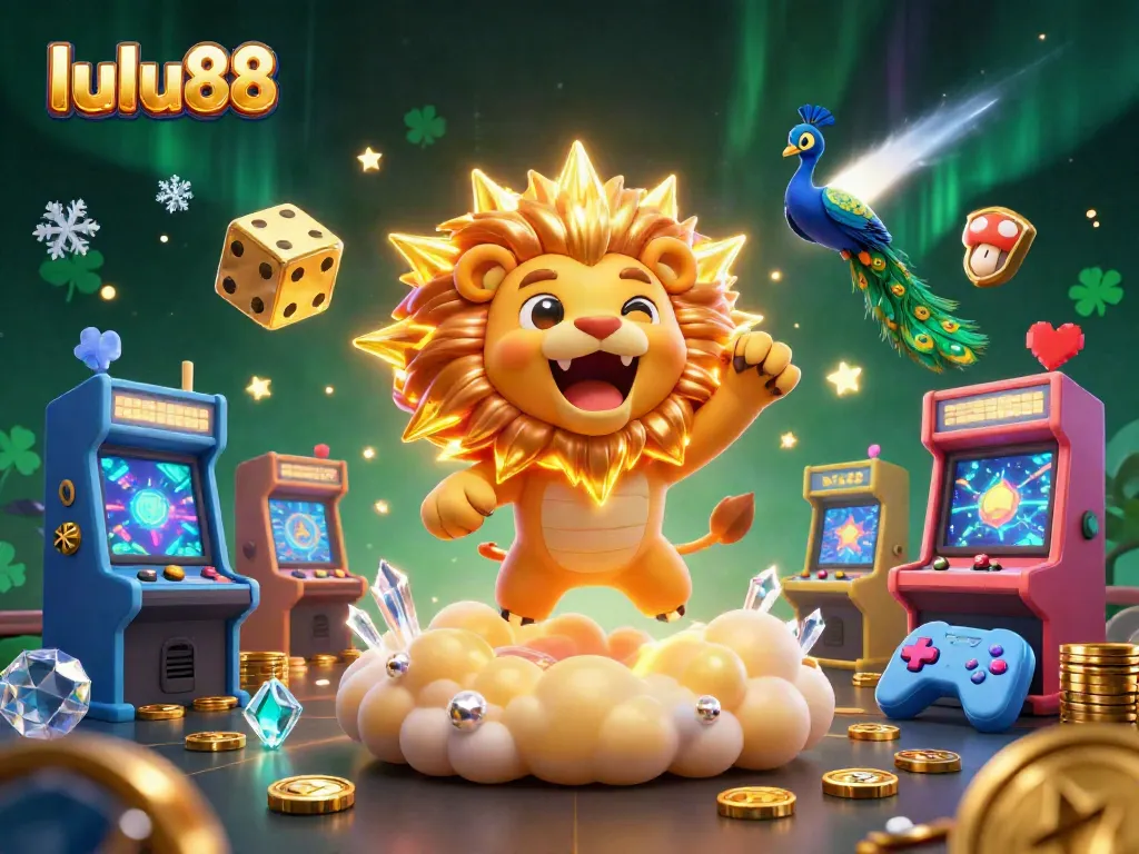Experience thrilling action at lulu88 with vibrant casino elements and a colorful gaming scene.