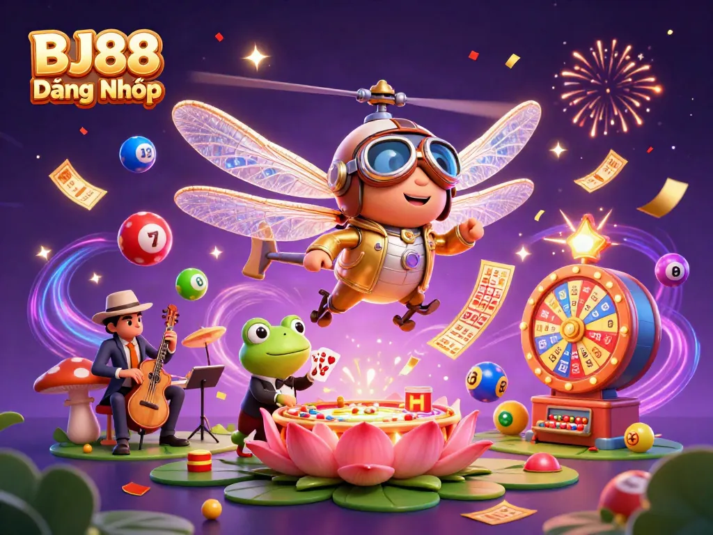 Join the action at BJ88 Đăng Nhập where colorful lottery balls and vibrant games await!