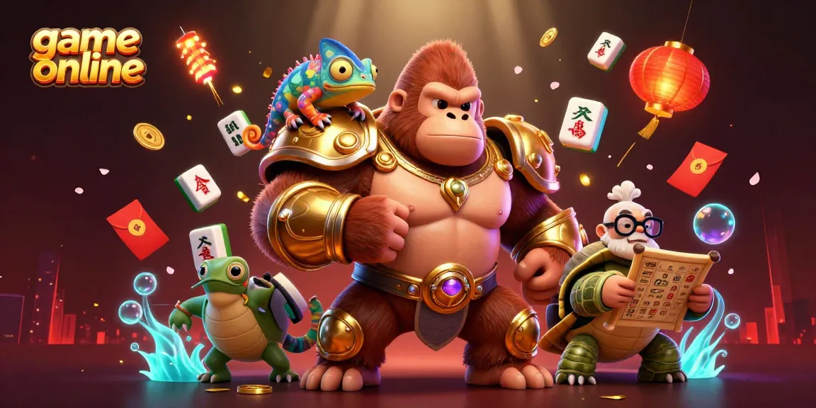 Experience dynamic gameplay with engaging game online characters amidst colorful casino elements.