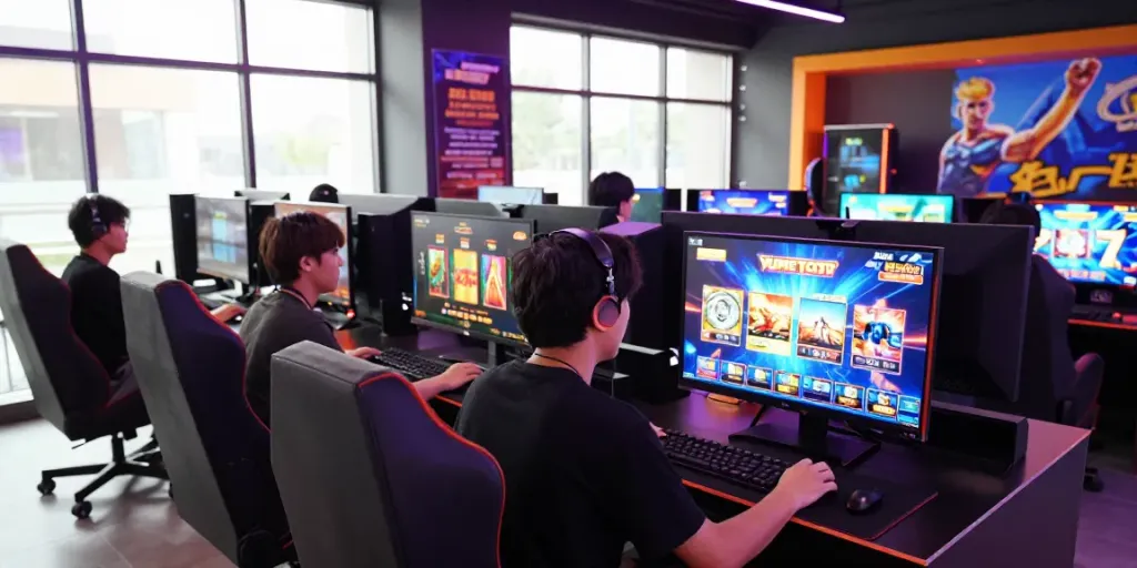 Exciting YUME TOTO gaming experience with vibrant slot games and energetic atmosphere.