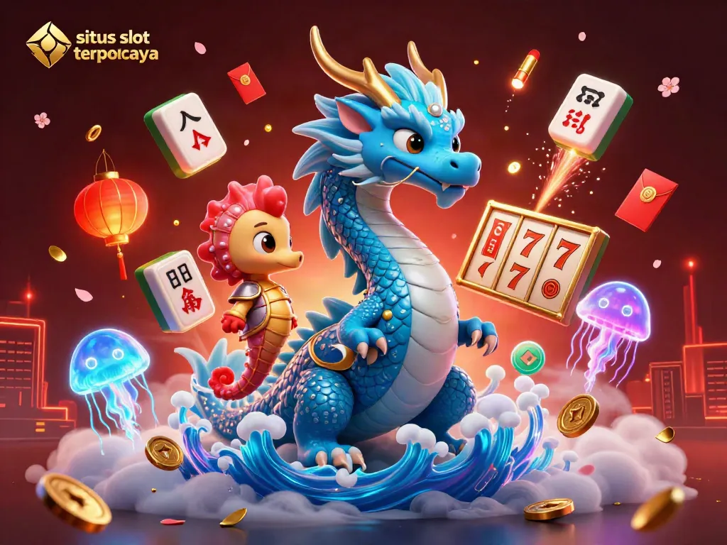 Experience excitement with the situs slot gacor terpercaya, featuring vibrant characters and an immersive gaming scene.