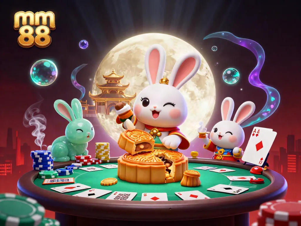Experience the thrill of mm 88 with lively characters and vibrant gambling elements in a captivating casino scene.