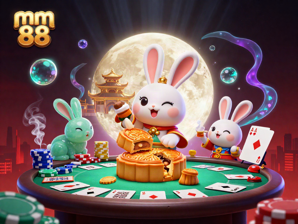 Experience the thrill of mm 88 with lively characters and vibrant gambling elements in a captivating casino scene.