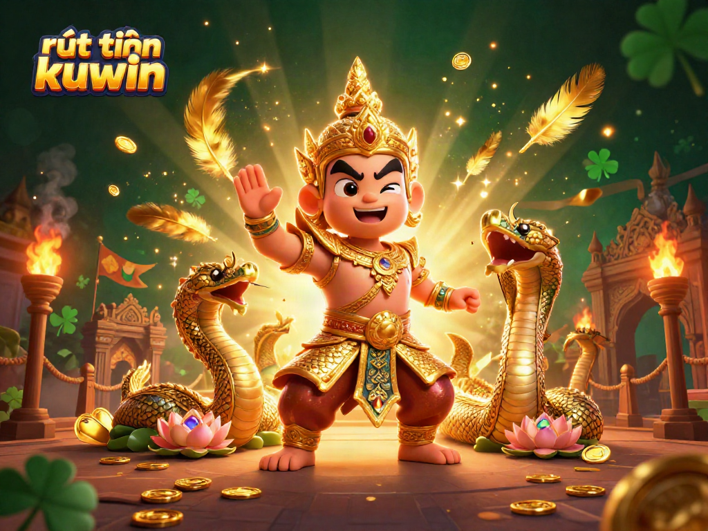 Engage in rút tiền kuwin with lively characters and dynamic gambling elements in rich detail.