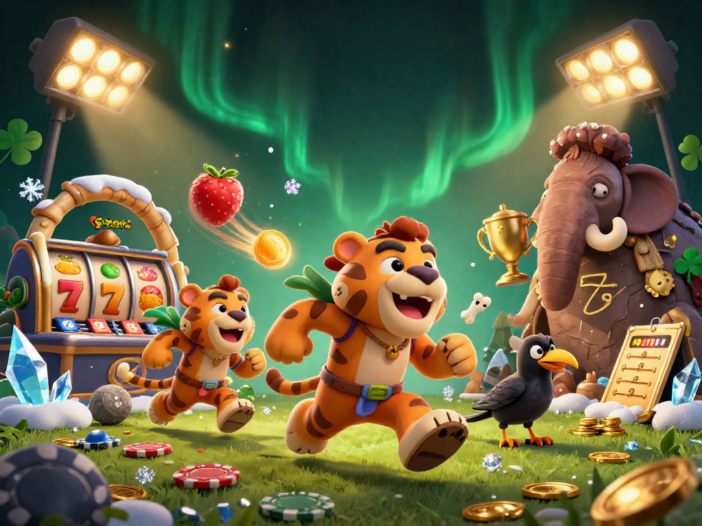 Experience thrilling gameplay at shbet-okvip with dynamic slot machines and colorful casino elements.