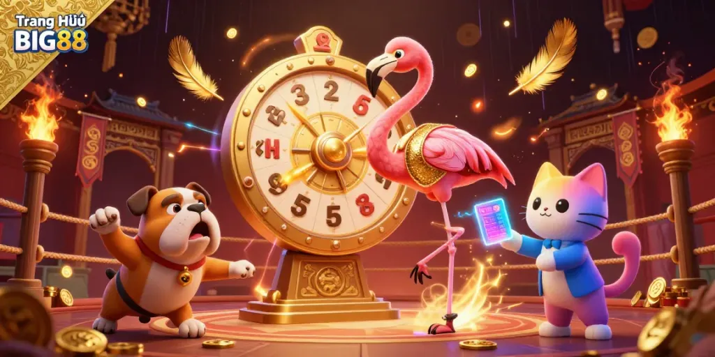 Engage with Trang Chủ BIG88 while spinning the prize wheel in an exciting gaming atmosphere.