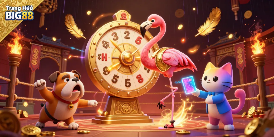 Engage with Trang Chủ BIG88 while spinning the prize wheel in an exciting gaming atmosphere.