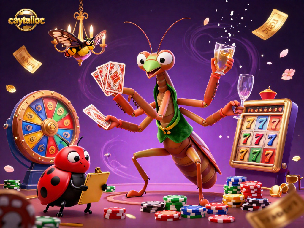Experience caytailoc's thrilling slot gameplay with vivid characters and dynamic elements reinforcing the excitement.
