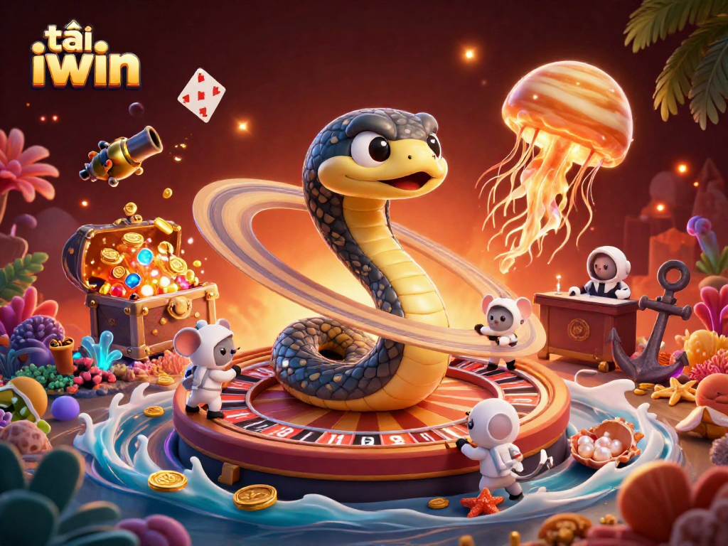 Place your bets strategically with tải iwin’s dynamic casino scene featuring vibrant characters and elements.