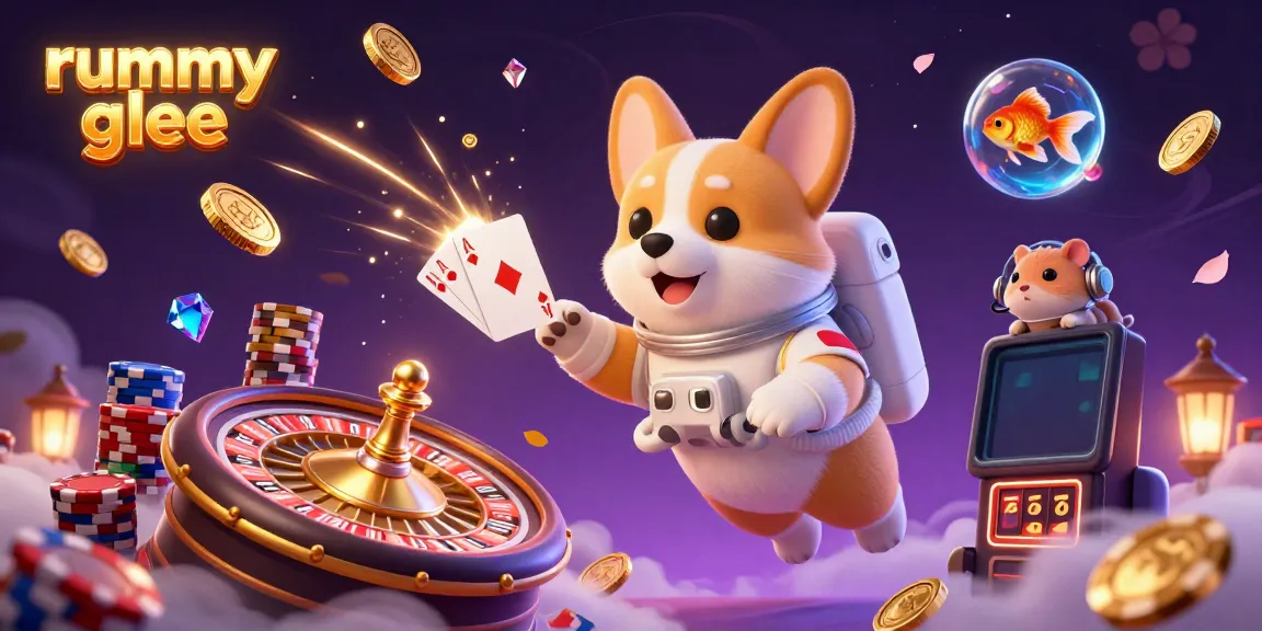 Rummy Glee, bermain di kasino luar angkasa dengan koin emas dan kartu, menarik keberuntungan!