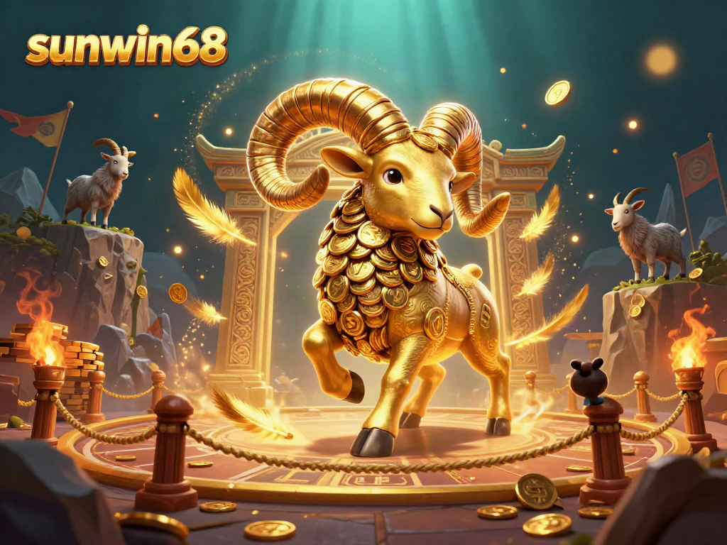 Experience thrilling gameplay with sunwin68 in an exciting 3D casino world filled with gold and adventure.