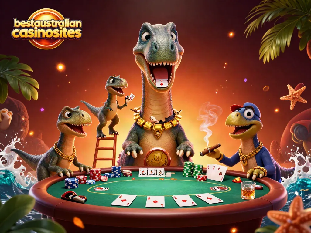 Experience the excitement at bestaustraliancasinosites with a 3D casino scene full of vibrant activity.